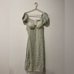 No Boundaries Blue Floral Dress